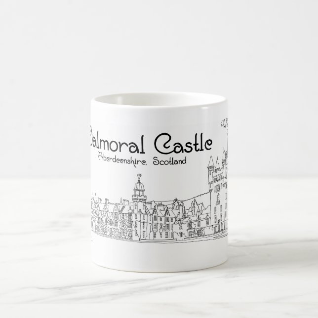 Balmoral Castle Scotland Coffee Mug (Center)