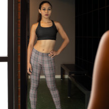 Balmoral Gray Tartan Leggings