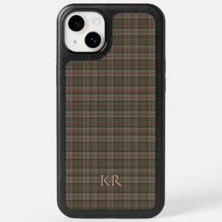 Balmoral Royal Plaid, Tartan with your monogram OtterBox iPhone 14 Plus Case