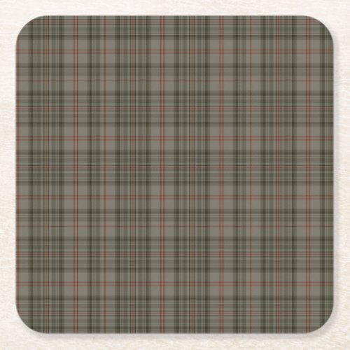 Balmoral Royal tartan Square Paper Coaster