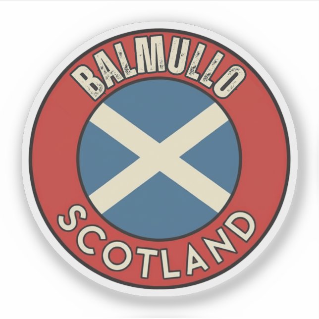Balmullo, Scotland Sticker (Front)