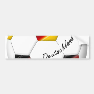 Balón de FÚTBOL ALEMANIA equipo nacional 2014 Bumper Sticker