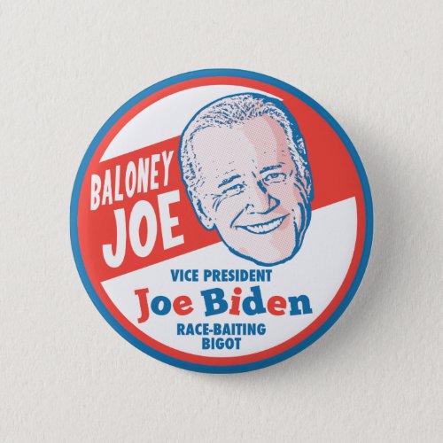 Baloney Joe Biden Pinback Button