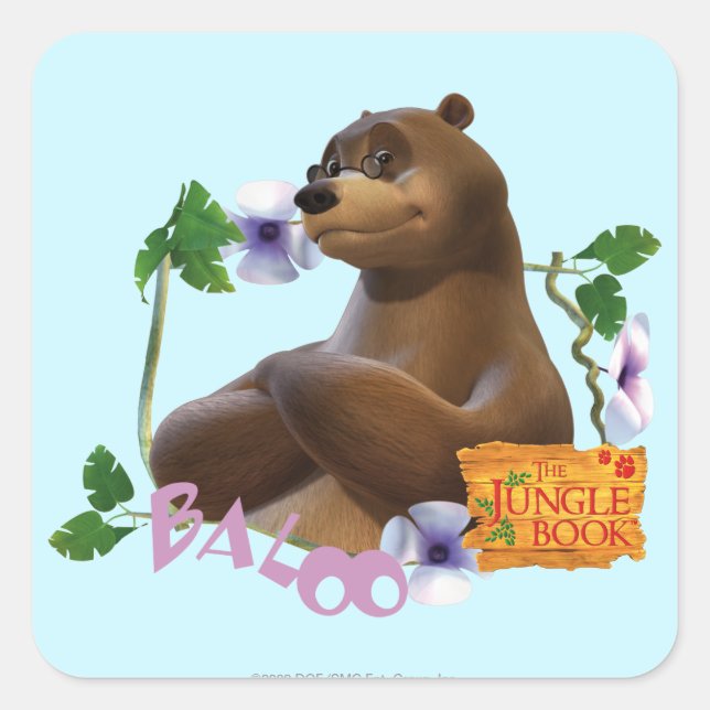 Baloo 2 square sticker (Front)