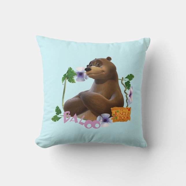 Baloo 2 throw pillow (Front)