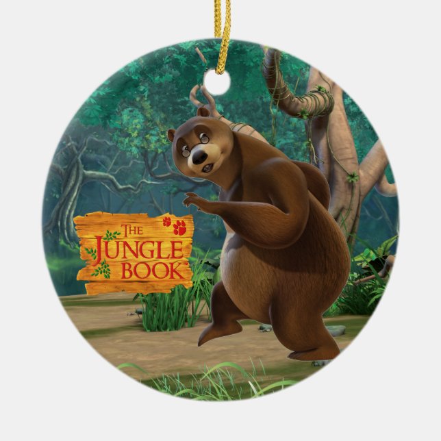 Baloo 3 ceramic ornament (Front)