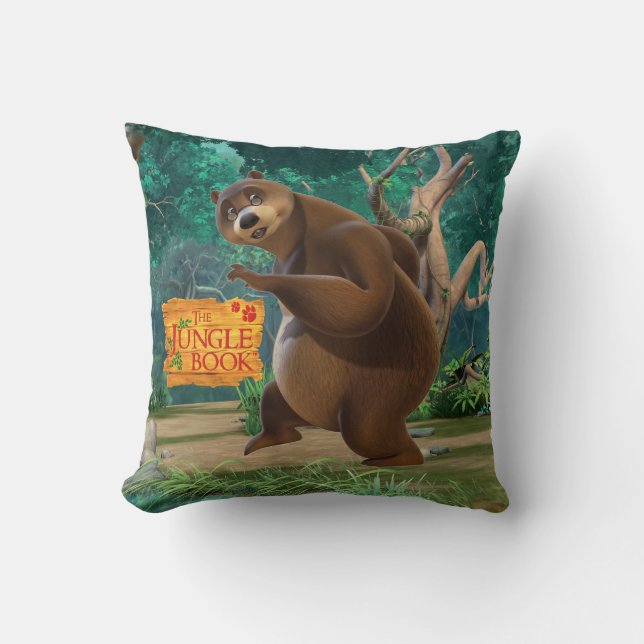 Baloo 3 throw pillow (Front)