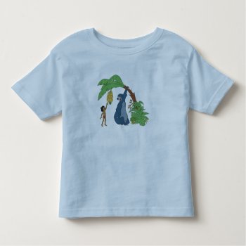 Baloo And Mowgli Disney Toddler T-shirt by TheJungleBook at Zazzle