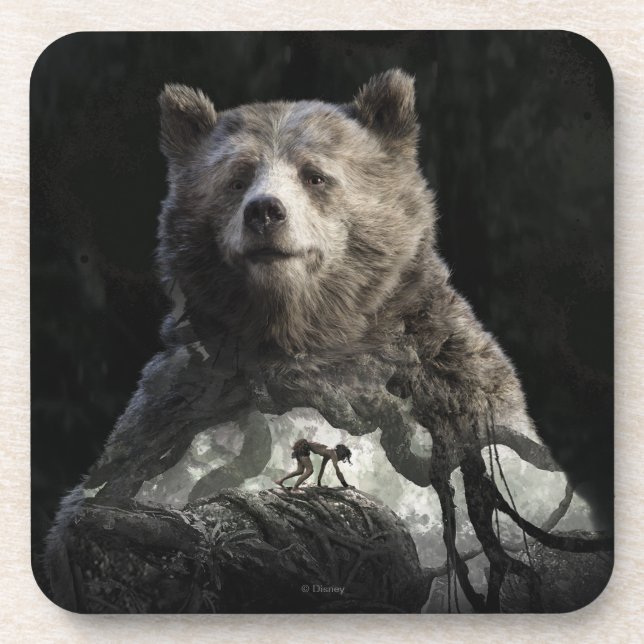 Baloo & Mowgli | The Jungle Book Beverage Coaster (Front)