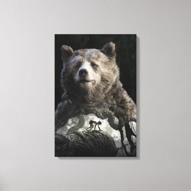 Baloo & Mowgli | The Jungle Book Canvas Print (Front)