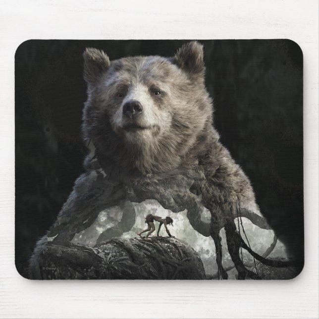 Baloo & Mowgli | The Jungle Book Mouse Pad (Front)