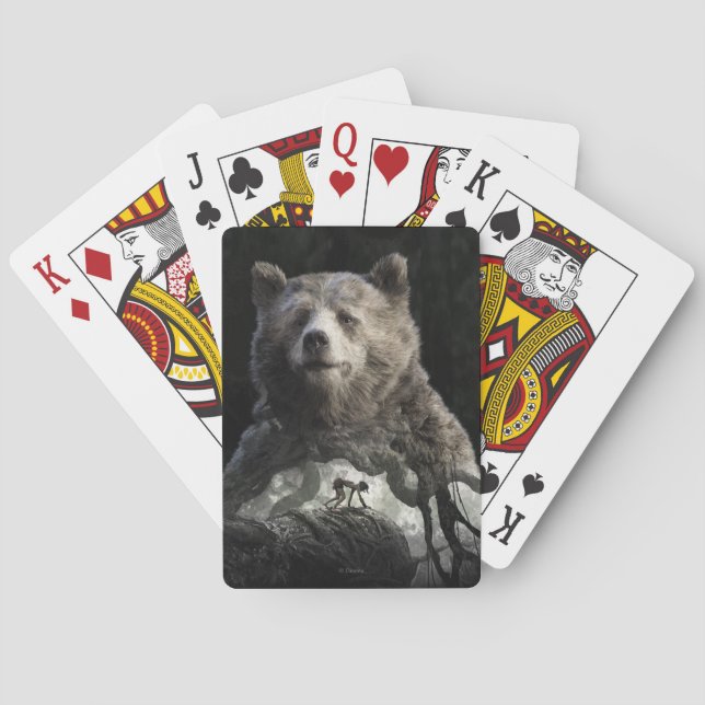 Baloo & Mowgli | The Jungle Book Poker Cards (Back)