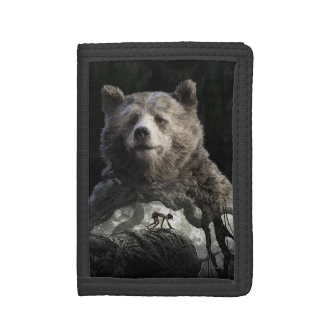 Baloo & Mowgli | The Jungle Book Tri-fold Wallet (Front Vertical)