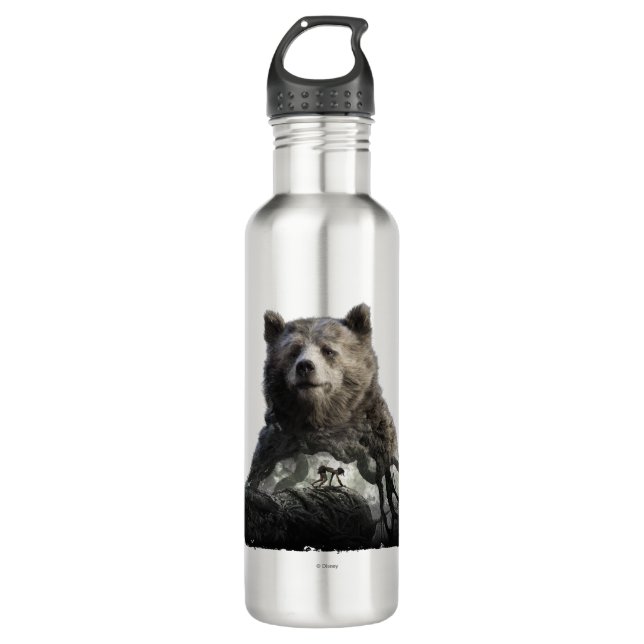 Baloo & Mowgli | The Jungle Book Water Bottle (Front)