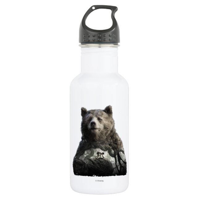 Baloo & Mowgli | The Jungle Book Water Bottle (Front)
