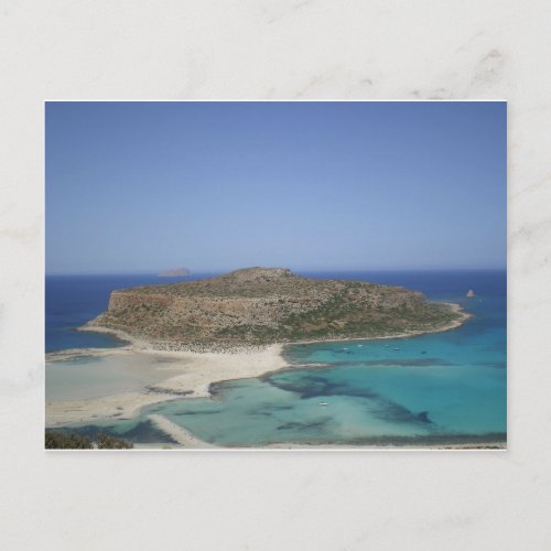 Balos Beach Crete  Greece Postcard
