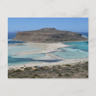 Balos Lagoon, Crete Greece Beach Postcard