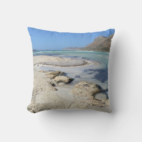 Balos Lagoon Gift _ Throw Pillow  Cushion