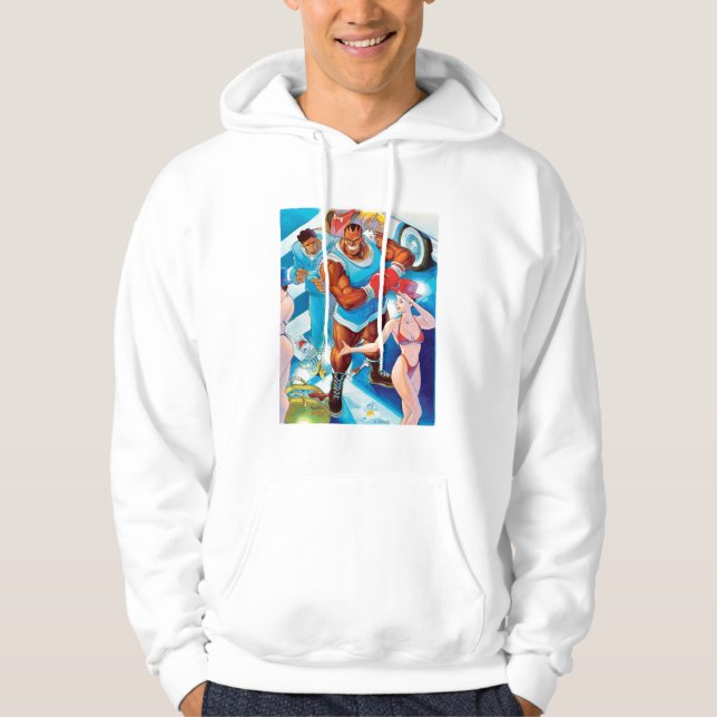 Balrog Before Street Fight Hoodie (Front)