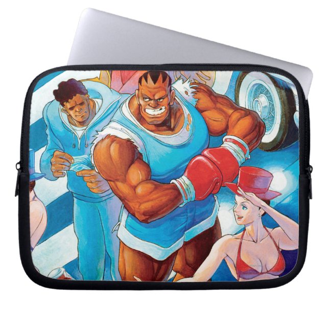 Balrog Before Street Fight Laptop Sleeve (Front)