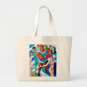 Balrog Before Street Fight Large Tote Bag