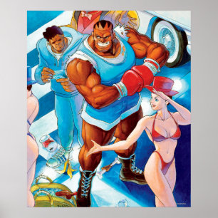 Balrog Before Street Fight Poster
