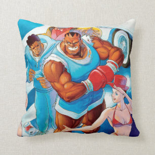 Balrog Before Street Fight Throw Pillow
