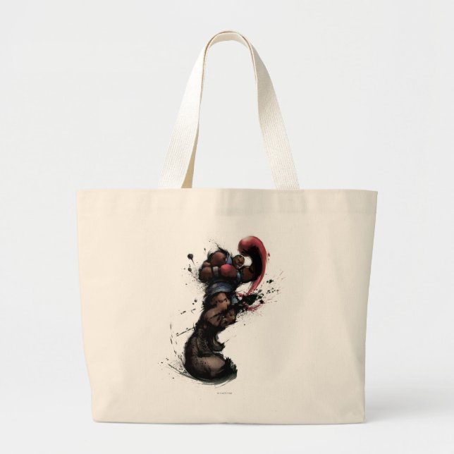 Balrog Punch Large Tote Bag (Front)