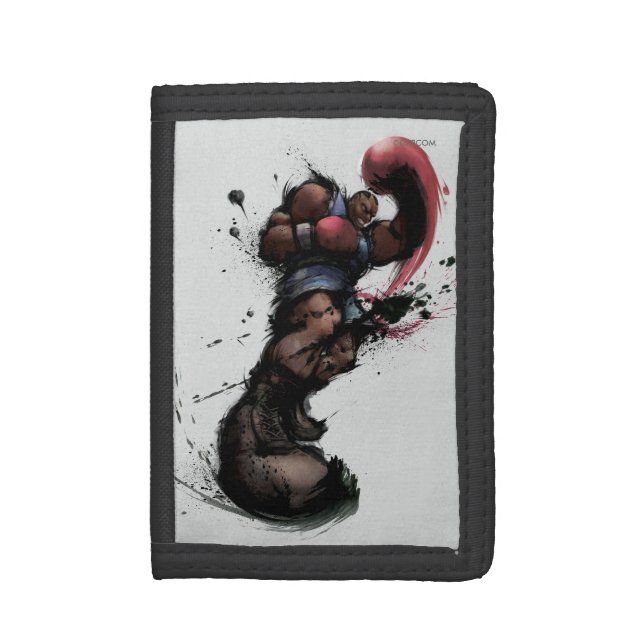 Balrog Punch Tri-fold Wallet (Front Vertical)