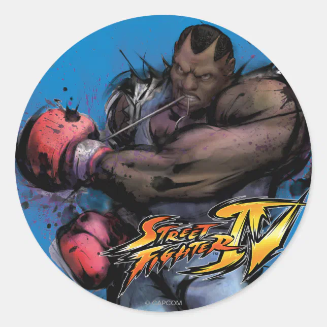 Balrog Tying on Glove Classic Round Sticker | Zazzle