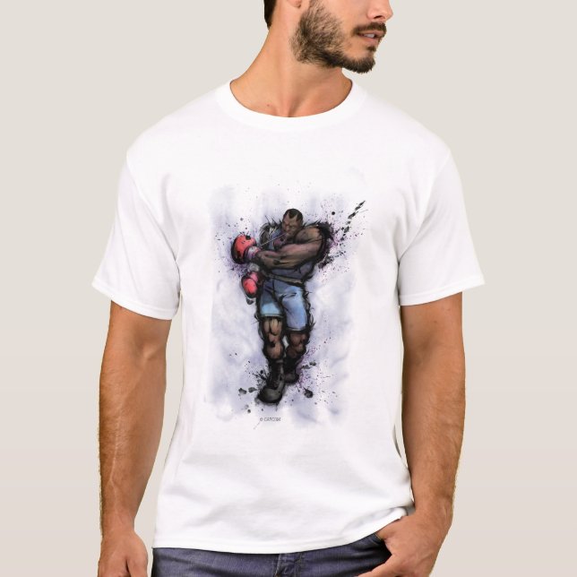 Balrog Tying on Glove T-Shirt (Front)