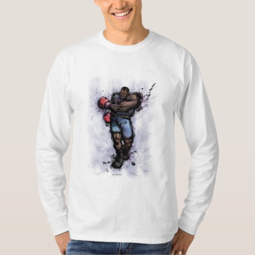 Balrog Tying on Glove T_Shirt