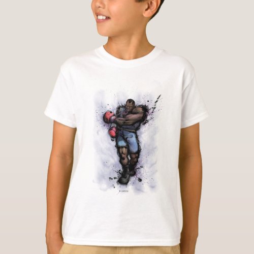 Balrog Tying on Glove T_Shirt