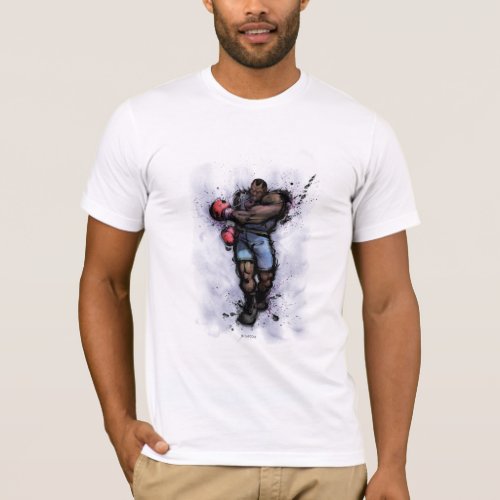 Balrog Tying on Glove T_Shirt