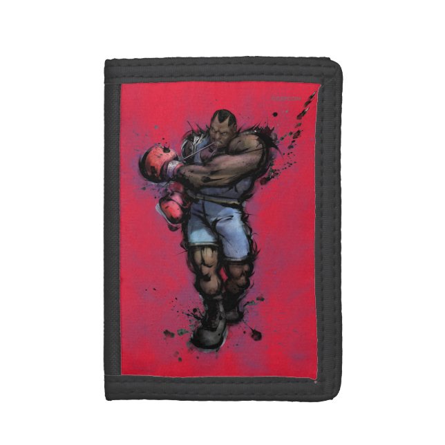 Balrog Tying on Glove Tri-fold Wallet (Front Vertical)