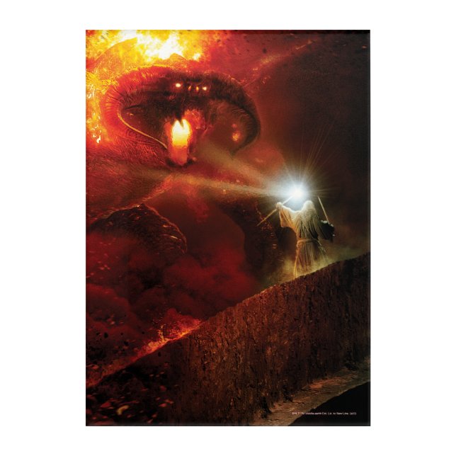 Balrog Versus GANDALF™ Acrylic Print (Front)
