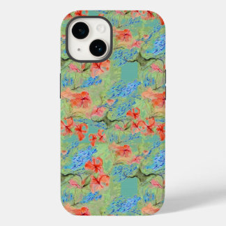 Balsam and Lobelia flowers Case-Mate iPhone 14 Case