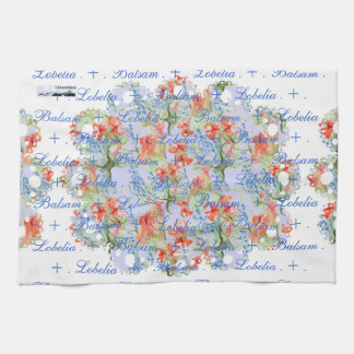 Balsam and Lobelia Lace Towel