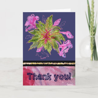 Balsam Bouquet Letterpress Thank You Card