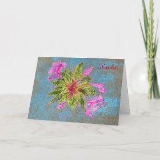 Balsam Bouquet Letterpress Thank You Card