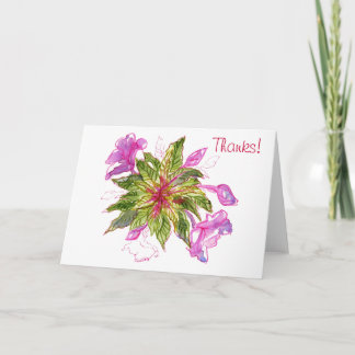 Balsam Bouquet Letterpress Thank You Card