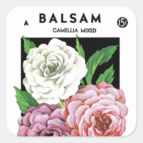 Balsam Seed Packet Label