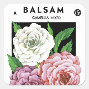 Balsam Seed Packet Label