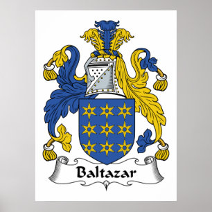 Baltazar Family Crest Poster