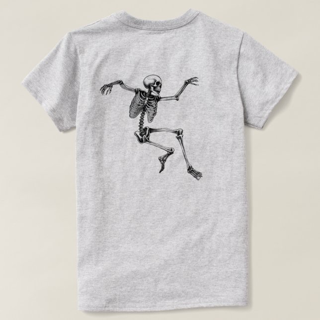 Balter Dancing Skeleton T-shirt (Design Back)