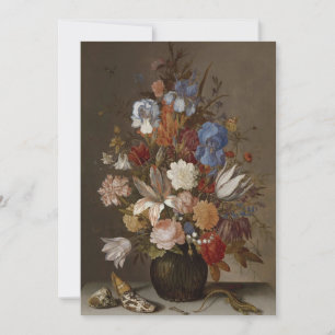 Balthasar van der Ast - Still Life with Flowers Invitation