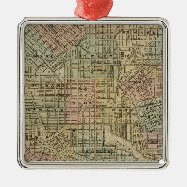 Baltimore 2 metal ornament (Front)