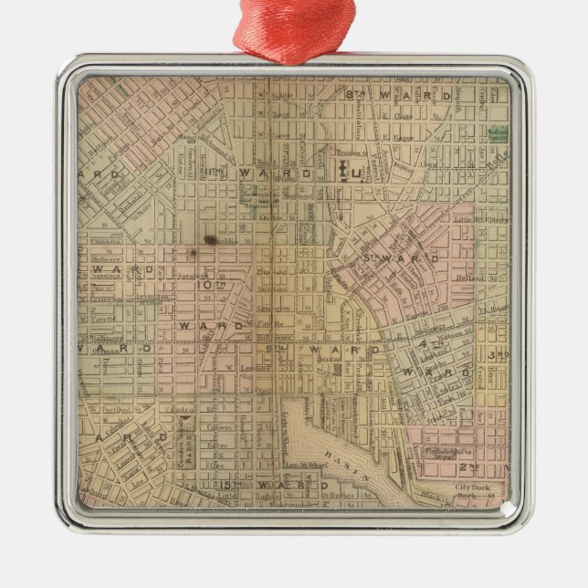 Baltimore 3 metal ornament (Front)