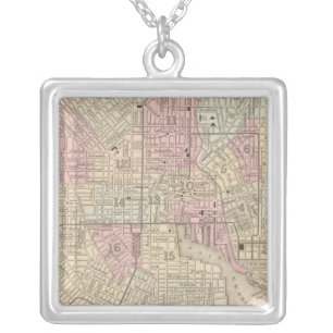 Baltimore 4 silver plated necklace