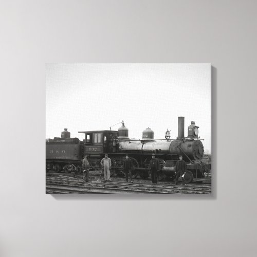 Baltimore and Ohio Railroad Engine  932 Canvas Print